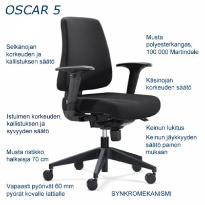 Oscar 5 ty&ouml;tuoli